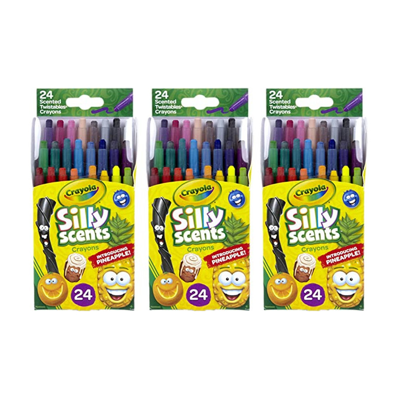 12 Ct. Silly Scents Mini Twistables Scented Crayons