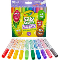 10 Ct. Silly Scents Sweet Washable Broad Line Markers