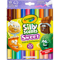 10 Ct. Silly Scents Sweet Dualended Markers