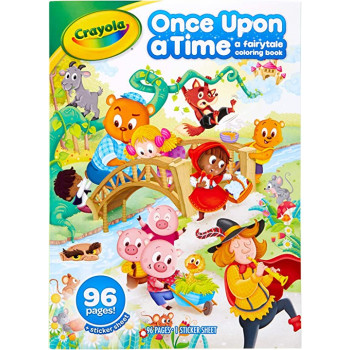 96Page Coloring Book Fairytales