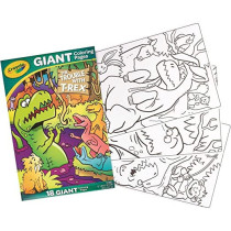18 Page Giant Coloring Pages Trex Troubles