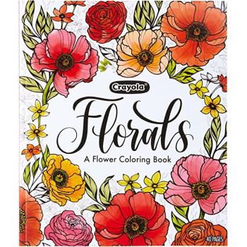 40Page Coloring Book Colors In Bloom