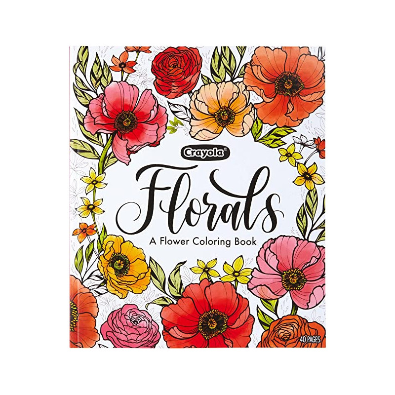 40Page Coloring Book Colors In Bloom