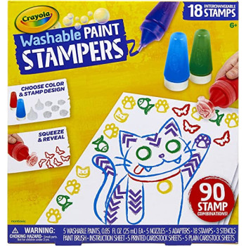 Washable Paint Stampers6Pk
