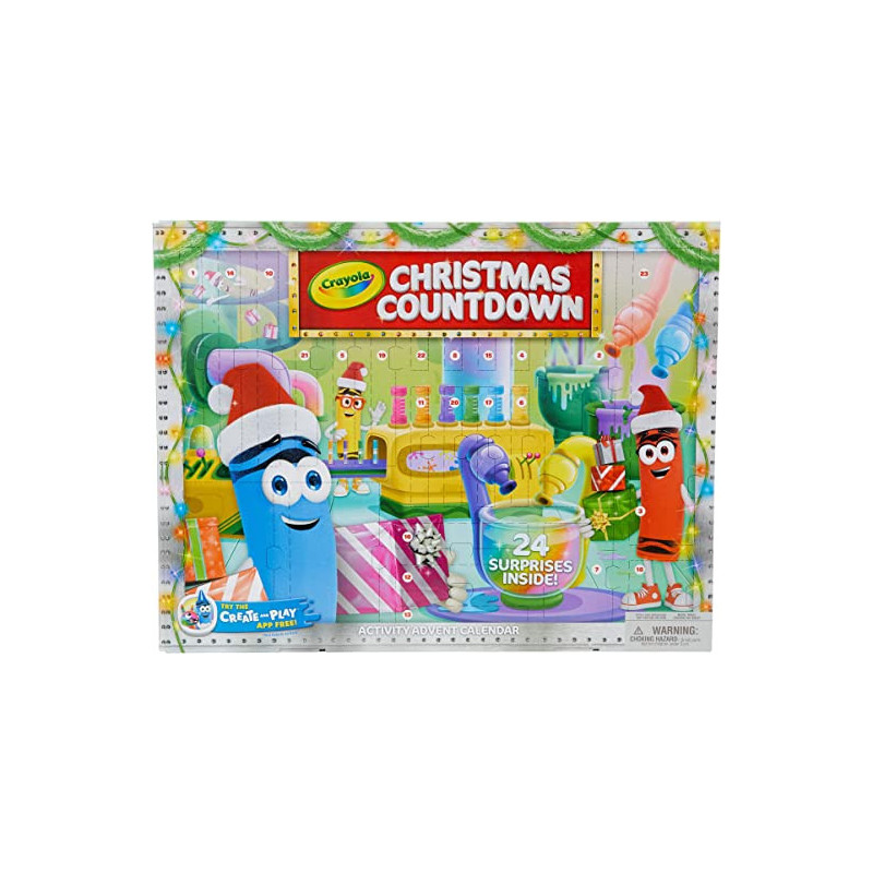 Crayola Christmas Countdown Advent Calendar Multicolour