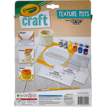 Crayola Craft Texture Pots Craft Kit