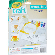 Crayola Craft Texture Pots Craft Kit
