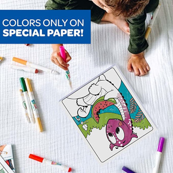 Crayola Color Wonder Mess Free Prehistoric Pals Dinosaur Coloring Pages & Markers