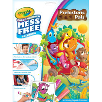 Crayola Color Wonder Mess Free Prehistoric Pals Dinosaur Coloring Pages & Markers