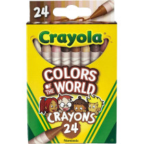 Crayola Colors Of The World Skin Tone Crayons 24 New Crayon Colors