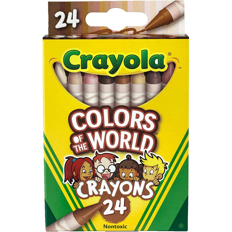 Crayola Colors Of The World Skin Tone Crayons 24 New Crayon Colors