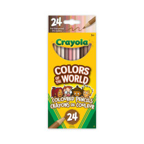 Crayola Colors Of The World Skin Tone Colored Pencils 24 Count
