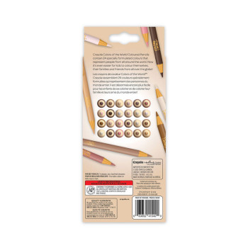 Crayola Colors Of The World Skin Tone Colored Pencils 24 Count