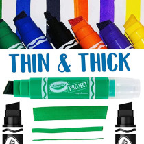 Crayola Xl Poster Markers Classic Colors 4 Count