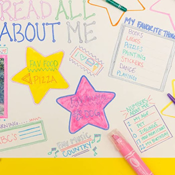 Crayola Xl Poster Markers Bright Colors 4 Count