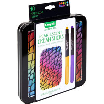 Crayola Signature Pearlescent Cream Sticks 10 Count