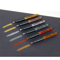 Crayola Signature Metallic Permanent Markers 6 Count