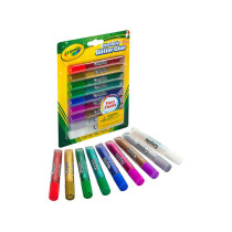 Crayola Bold Washable Glitter Glue 9 Ct. Fiery Flecks