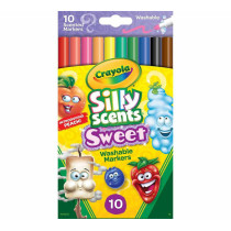 Crayola Silly Scents Fine Line Washable Markers Sweet Scents 10 Count