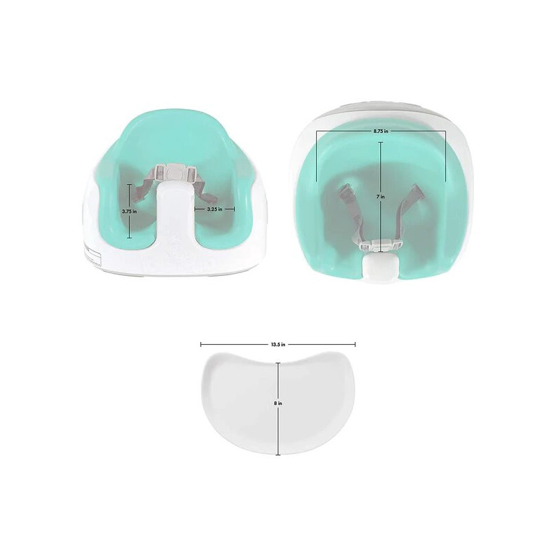 3 In 1 Baby Multi Seat Floor Feeding Tray And Booster Seat 6 To 36 Months Hemlock