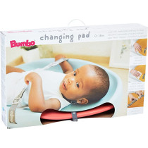 Ergonomically Shaped Soft Changing Pad Coral