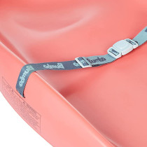Ergonomically Shaped Soft Changing Pad Coral