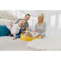 Ergonomically Shaped Soft Changing Pad Mimosa