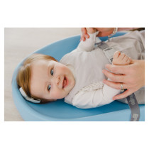 Ergonomically Shaped Soft Changing Pad Powder Blue