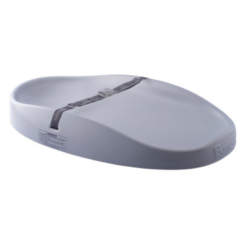 Ergonomically Shaped Soft Changing Pad Cool Grey