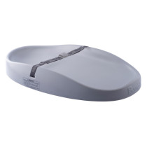 Ergonomically Shaped Soft Changing Pad Cool Grey