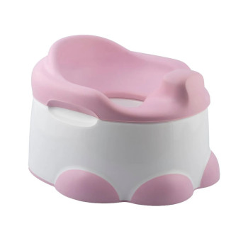 Baby Potty Trainer With Detachable Toilet Seat And Step Stool Cradle Pink