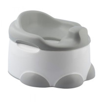 Baby Potty Trainer With Detachable Toilet Seat And Step Stool Cool Grey