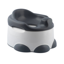 Baby Potty Trainer With Detachable Toilet Seat And Step Stool Slate Grey