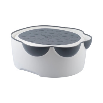 Baby Potty Trainer With Detachable Toilet Seat And Step Stool Slate Grey