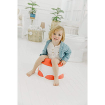 Baby Potty Trainer With Detachable Toilet Seat And Step Stool Coral