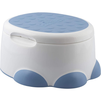 Baby Potty Trainer With Detachable Toilet Seat And Step Stool Powder Blue
