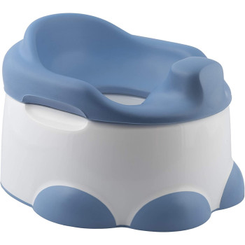 Baby Potty Trainer With Detachable Toilet Seat And Step Stool Powder Blue