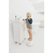 Baby Anti Slip Step Stool For Toddler Cool Grey