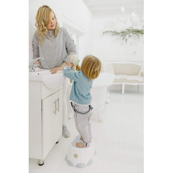 Baby Anti Slip Step Stool For Toddler Cool Grey