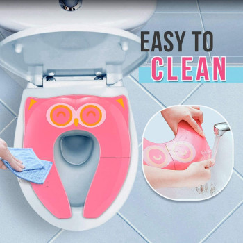 Karibu Baby Folding Potty Seat With Non Slip Materials Red