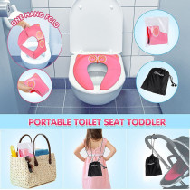 Karibu Baby Folding Potty Seat With Non Slip Materials Red