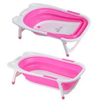 Karibu Folding Bathtub Light Blue And Pink Asst. Pink