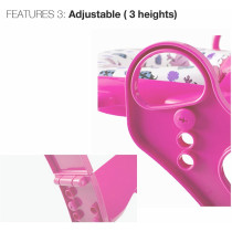 With potty seat training toddlers could climb up and use toilet independently. This toilet ladder seat is suitable for most kids. Compatible with all standard adult toilets as trainer ring. Can fold competely when not in use. Anti-Slip floor pads giv