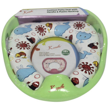 Karibu Cushion Potty Seat With Handle Green