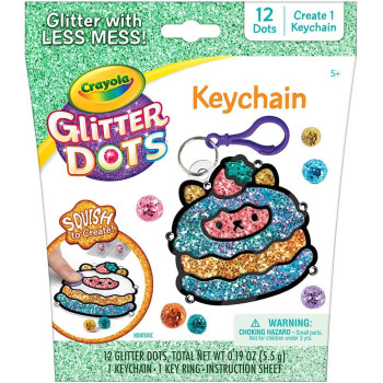 Crayola Glitter Dots Value Key Chain