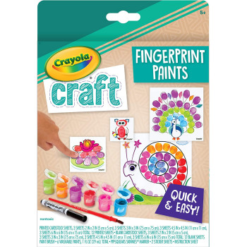 Crayola Craft Fingerprint Paints Paint Set