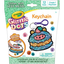 Crayola Glitter Dots Value Key Chain