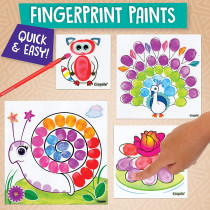 Crayola Craft Fingerprint Paints Paint Set