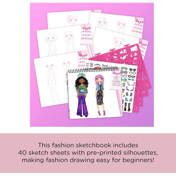 Crayola  Creations Compact Fashion Sketch Portfolio