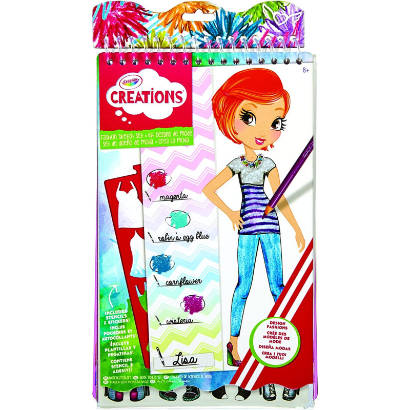 Crayola Creations Fashion Sketch Set